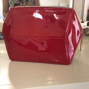 Red make up bag
